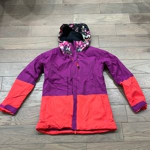 Burton snowboarding jacket with insulation, size m, like new condition